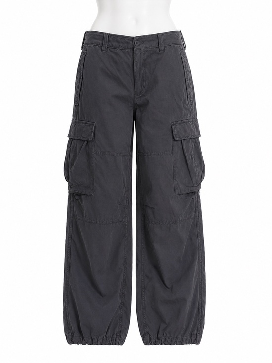 TNA Pants - Size 4 TNA Aritzia Women’s Trooper Cargo Pants Charcoal Gray Utility Parachute